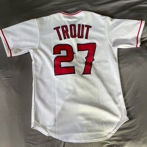 AUTHENTIC MIKE TROUT #27 ANGELS JERSEY